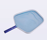 Aluminum leaf skimmer w/blue anodized handle (available silver handle as 13031)
