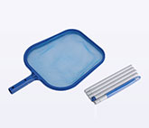 Leaf skimmer w/aluminum pole of 48