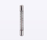 Chrome plated thermometer
