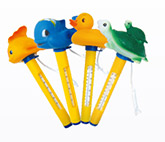 Floating animal thermometer